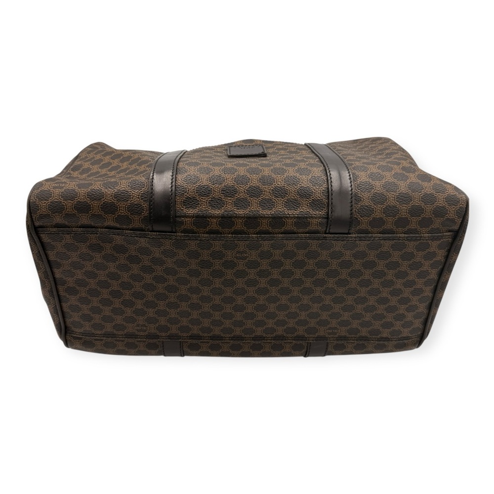 Celine Vintage Macadam Boston Bag Triomphe Canvas - Picture 3 of 14